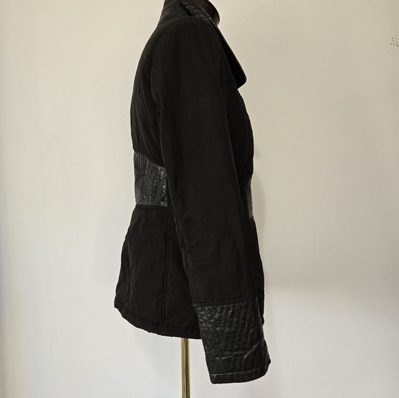 DANIER leather and polyester black jacket. Size XXS (seems a bit bigger) - Picture 8 of 15